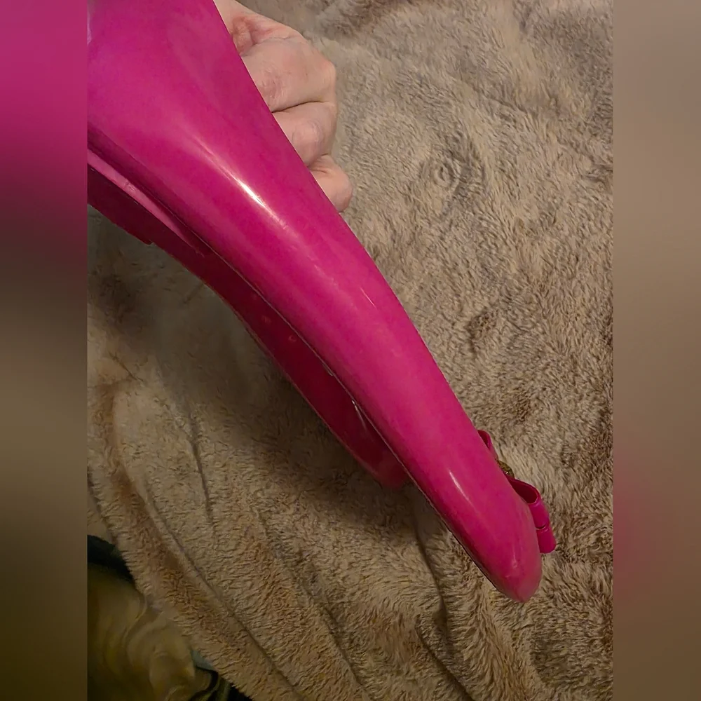Kate Spade Pink Flats with Gold Accents